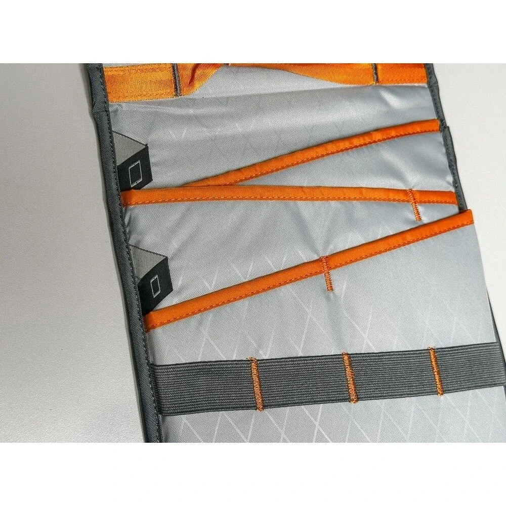 Lowepro GearUp JumpKit Organizer Travel Tech Pouch Bag Insert – Gray/Orange